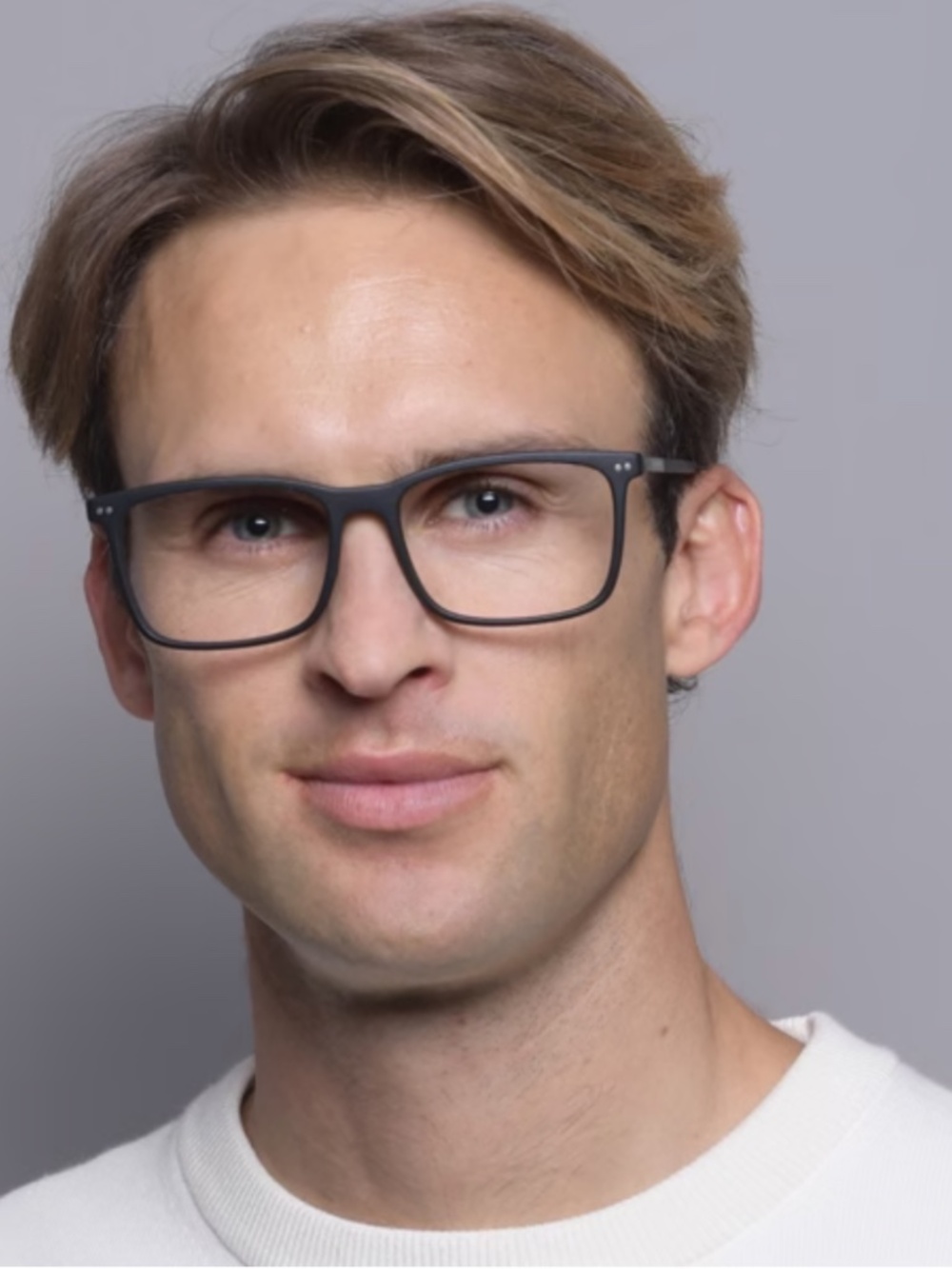 Giorgio Armani Unisex Glasses Matte Black